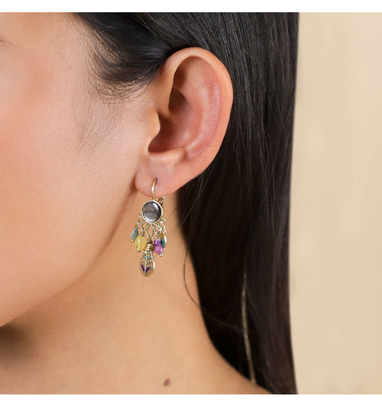 Bijoux Totem FRANCK HERVAL FRANCK HERVAL Boucles d’oreilles Dormeuses Célinda.
