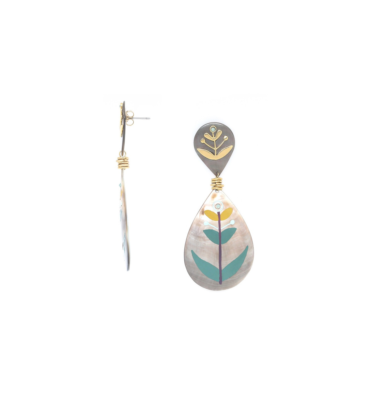Bijoux Totem FRANCK HERVAL FRANCK HERVAL Boucles d’oreilles Célinda.