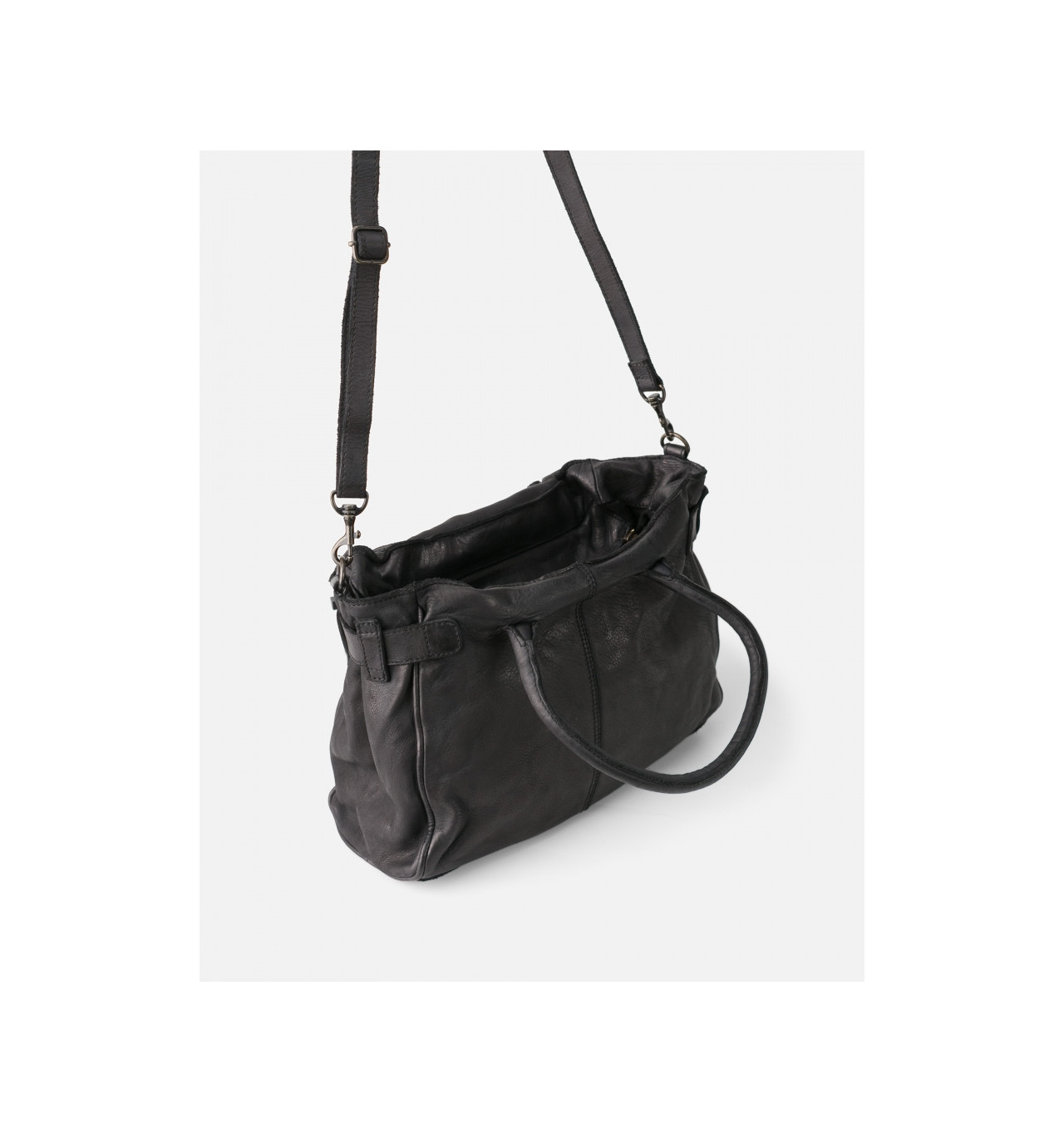 Bijoux Totem BIBA BIBA Sac bandoulière Boston Noir.