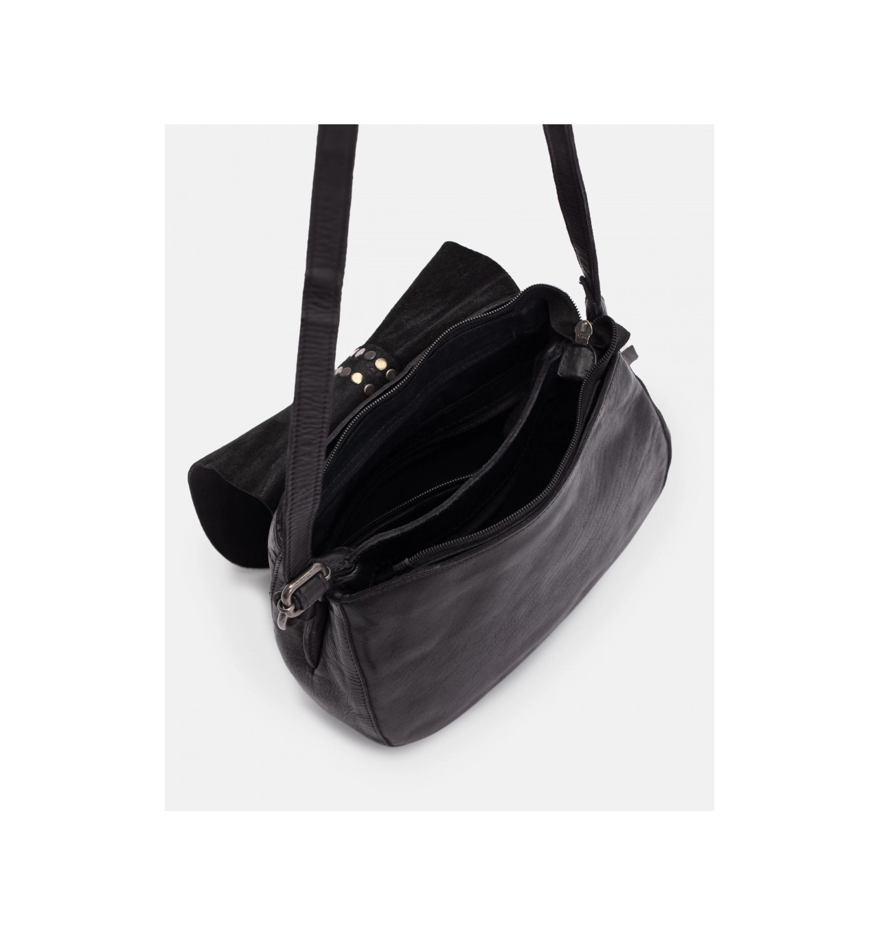 Bijoux Totem BIBA BIBA Sac bandoulière Hancock Noir.