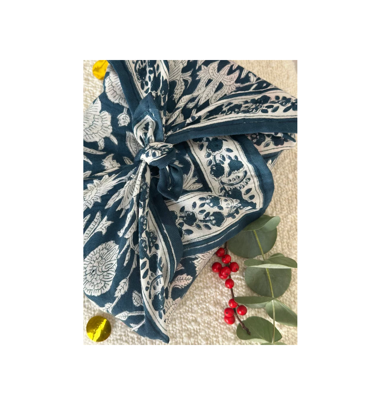 Bijoux Totem SO FAMILY SO FAMILY Foulard Gaya Indigo.