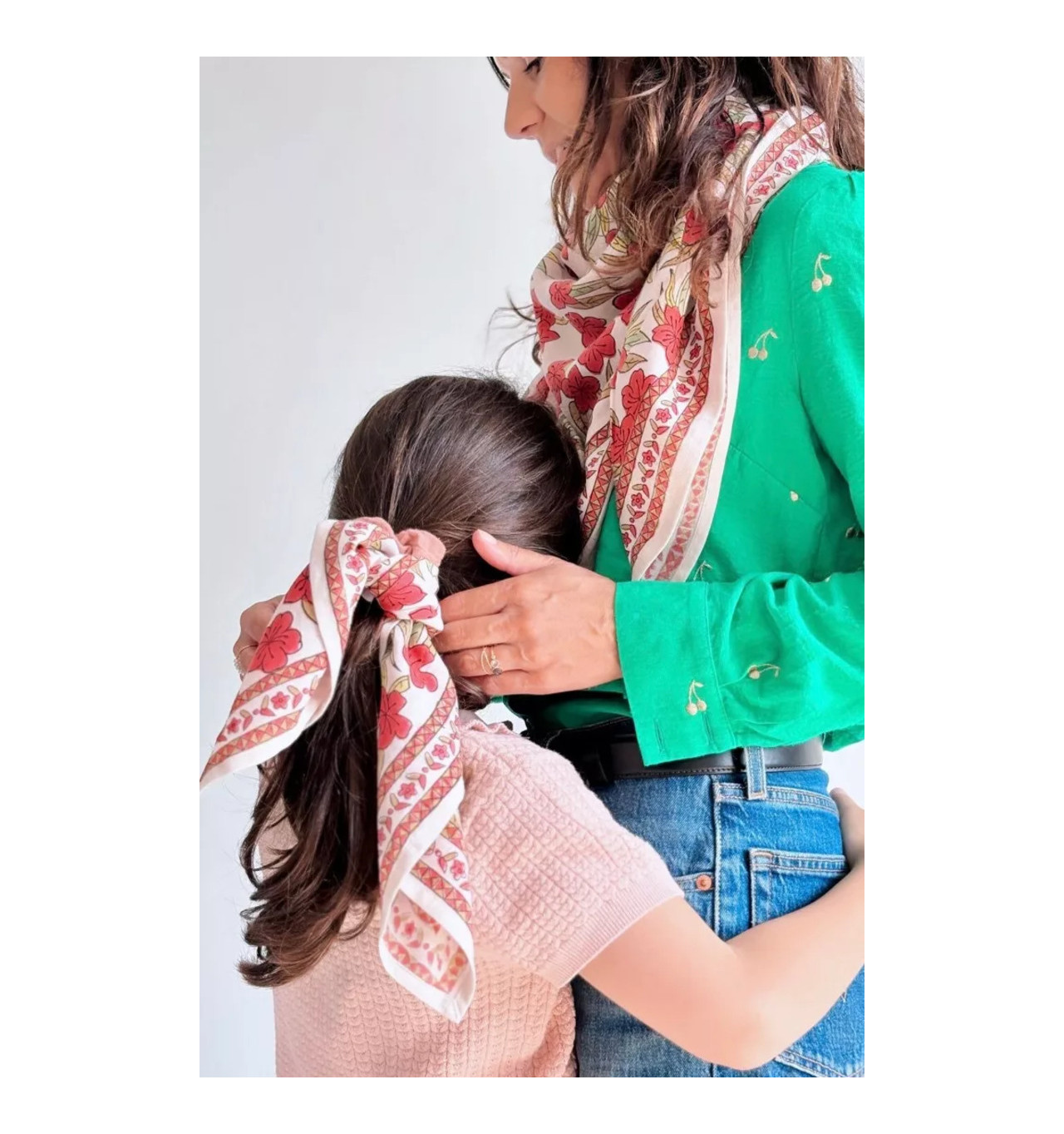 Bijoux Totem SO FAMILY SO FAMILY Foulard Jaipur Grenat.