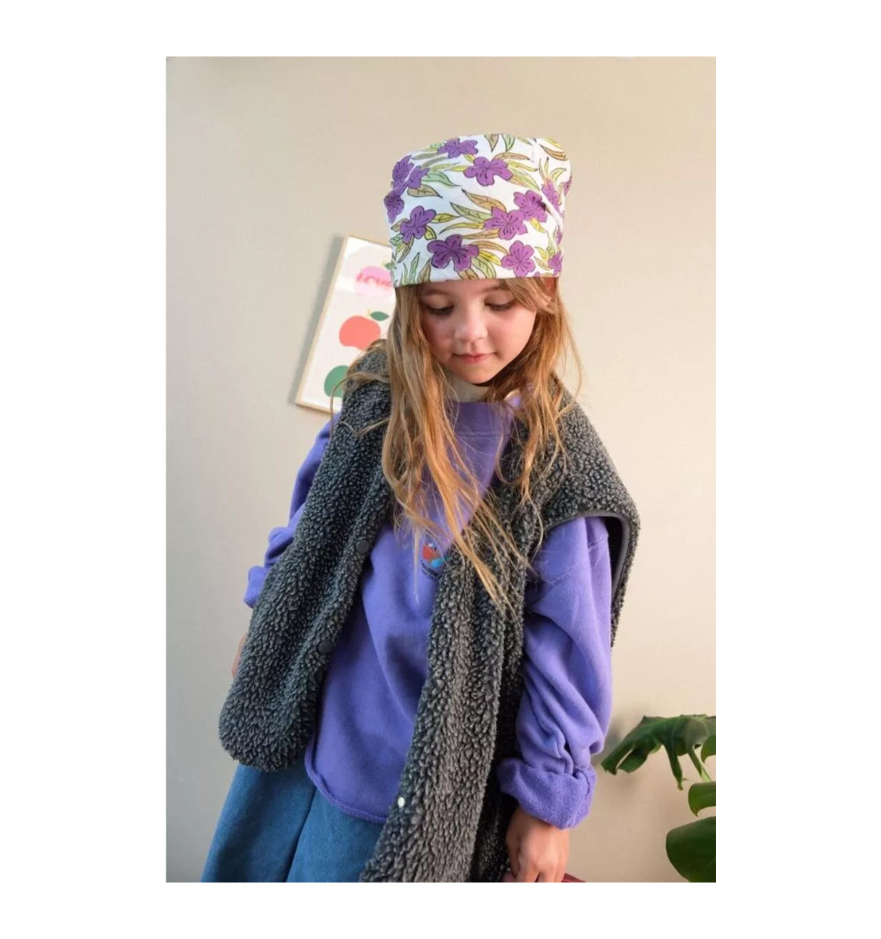 Bijoux Totem SO FAMILY SO FAMILY Foulard Jaipur Lavande.