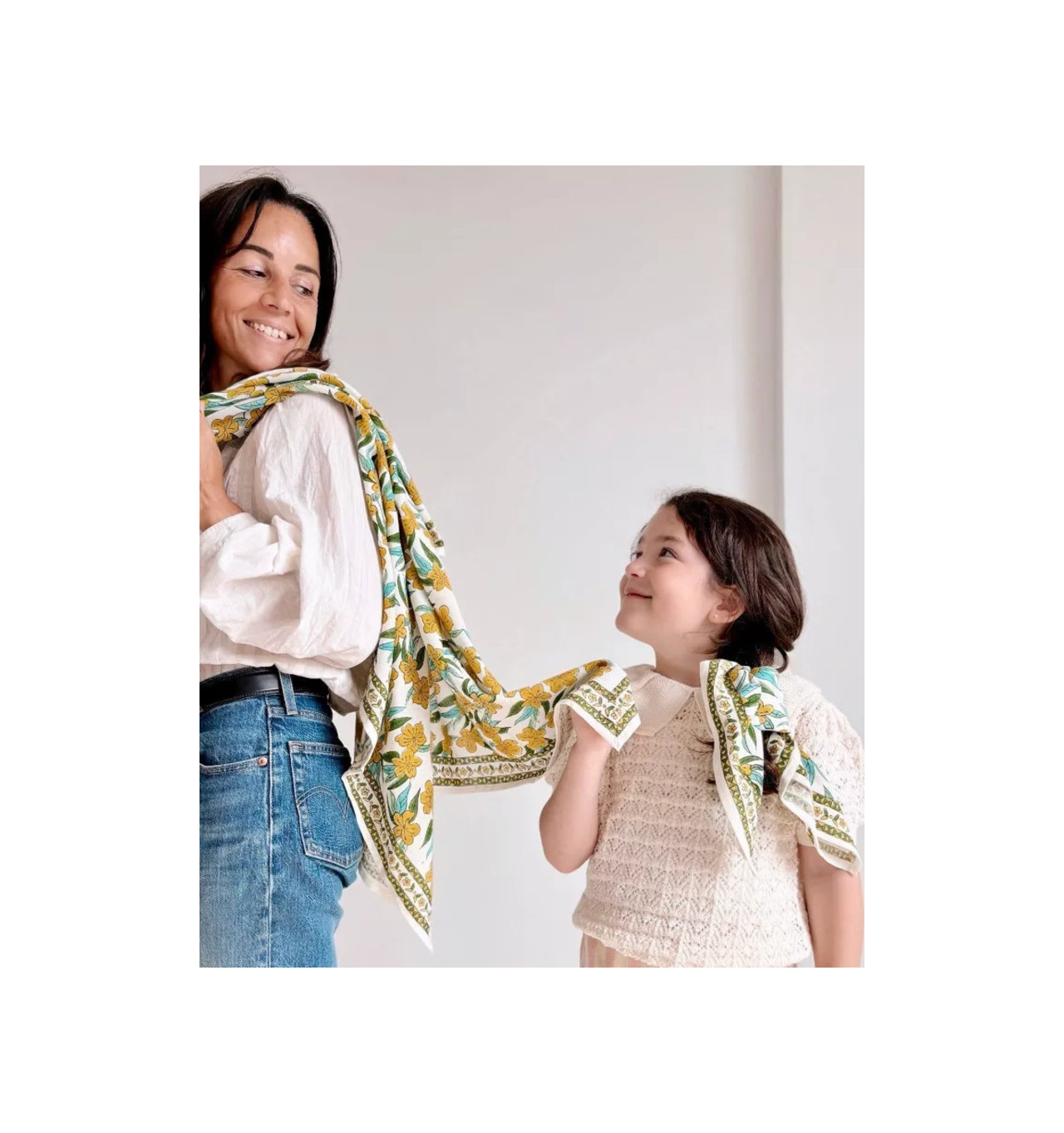 Bijoux Totem SO FAMILY SO FAMILY Foulard Jaipur Ocre.