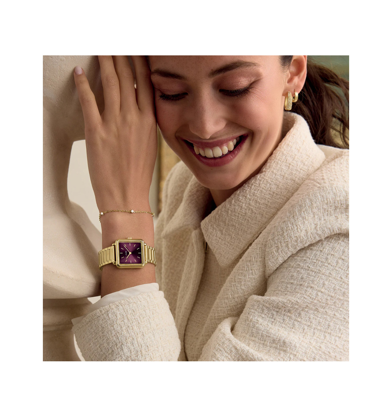 Bijoux Totem CLUSE Cluse Montre Femme Tétragone.