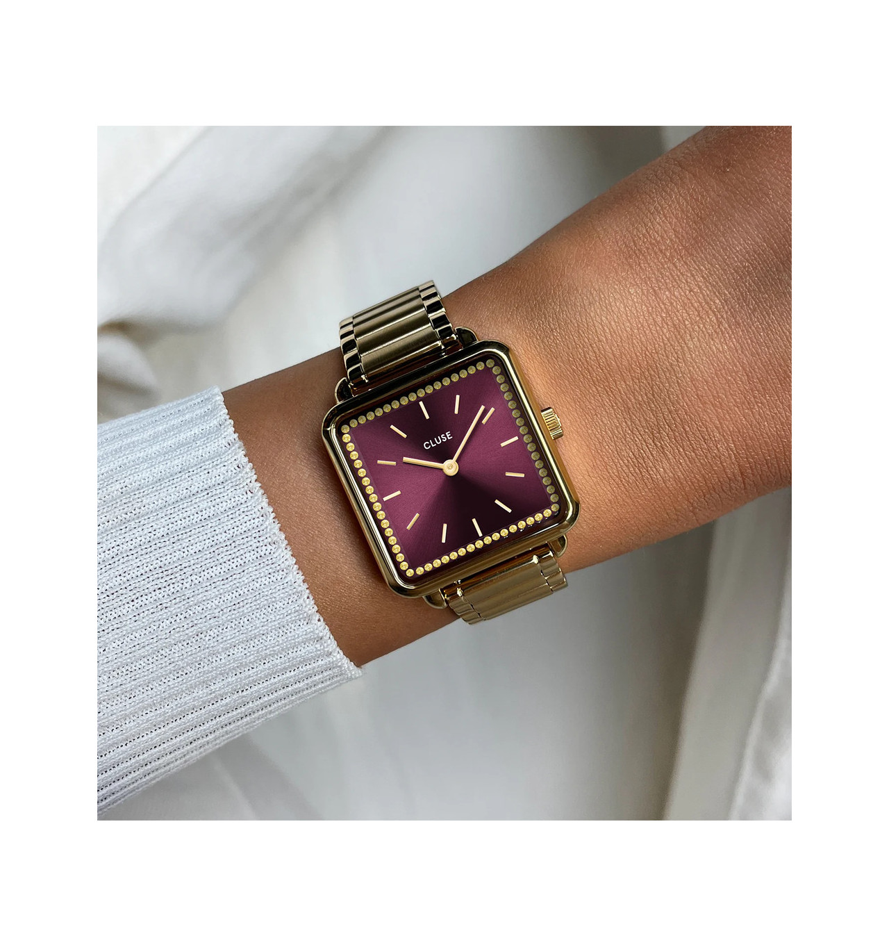 Bijoux Totem CLUSE Cluse Montre Femme Tétragone.
