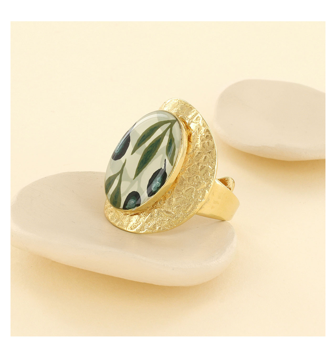 Bijoux Totem TARATATA TARATATA bijoux Bague Olive.