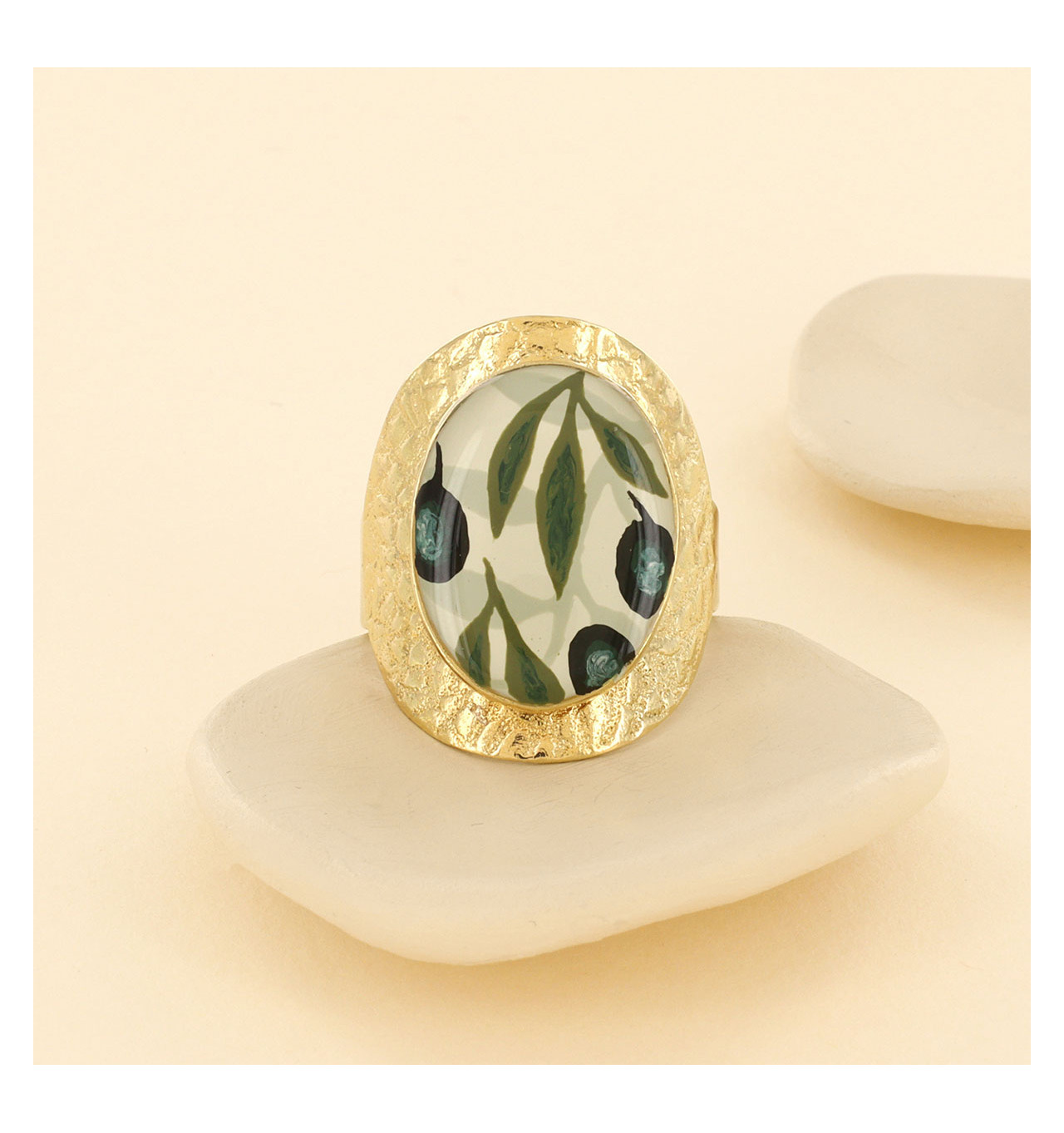 Bijoux Totem TARATATA TARATATA bijoux Bague Olive.