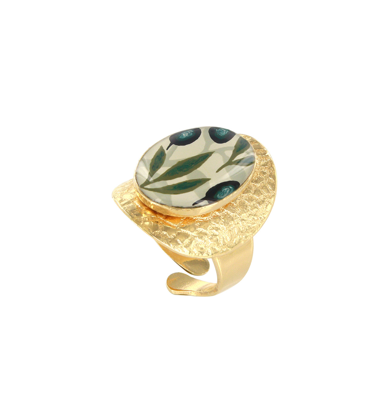 Bijoux Totem TARATATA TARATATA bijoux Bague Olive.