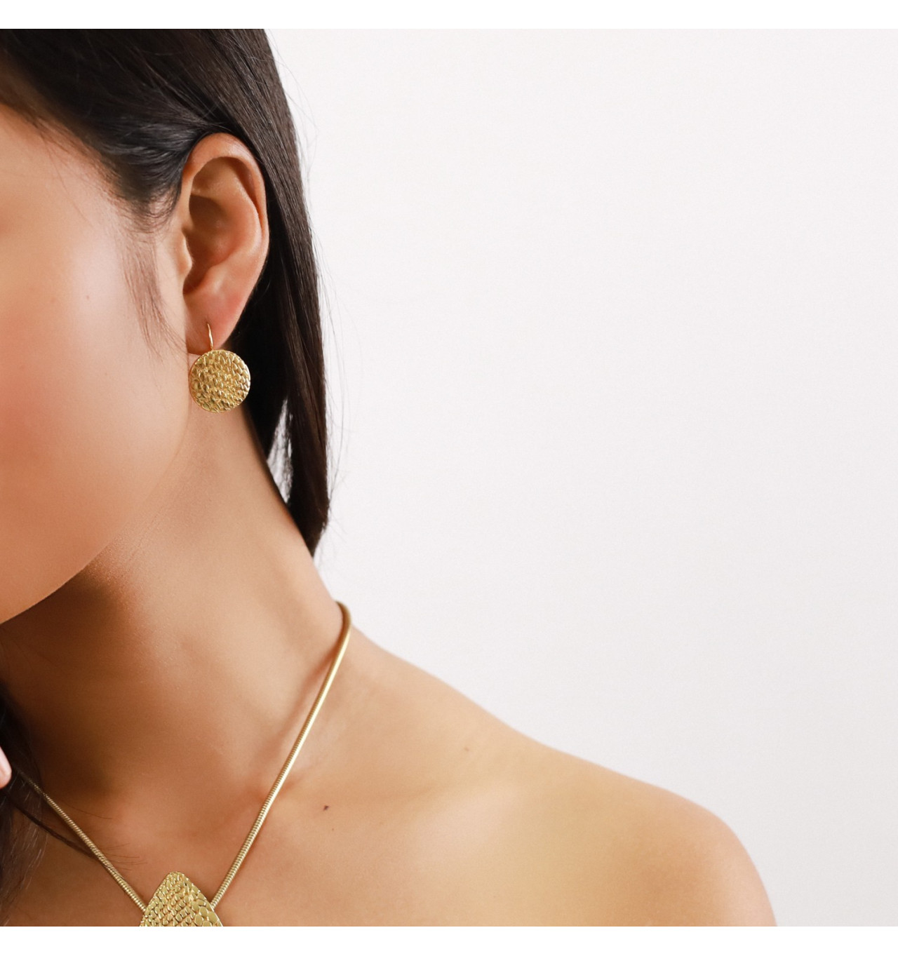 Bijoux Totem ORI TAO ORI TAO Boucles d’oreilles Dormeuses Rondes Viper.