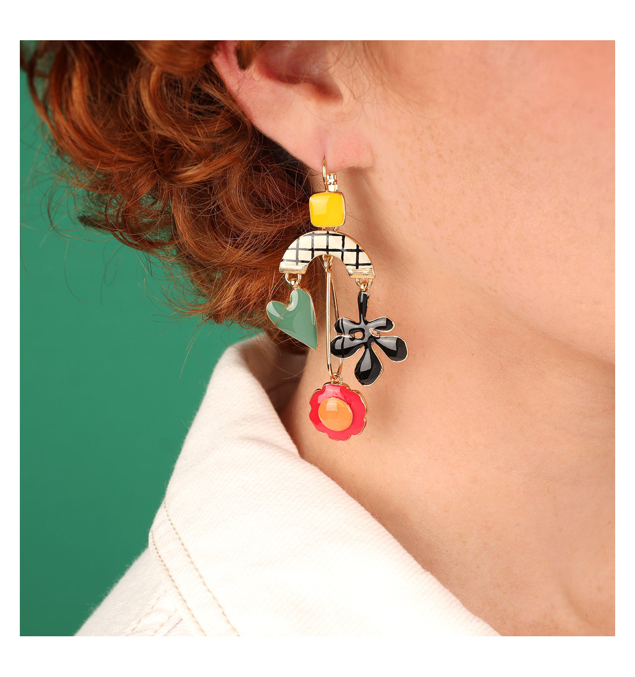 Bijoux Totem TARATATA TARATATA bijoux Boucles Dormeuses Arty.