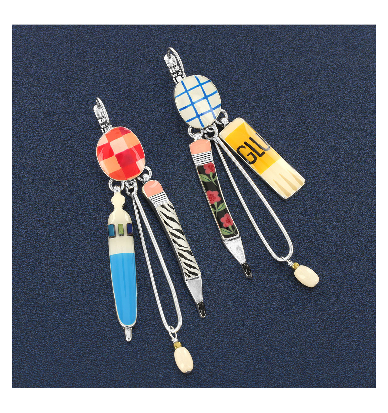 Bijoux Totem TARATATA TARATATA bijoux Boucles Dormeuses Gomme.