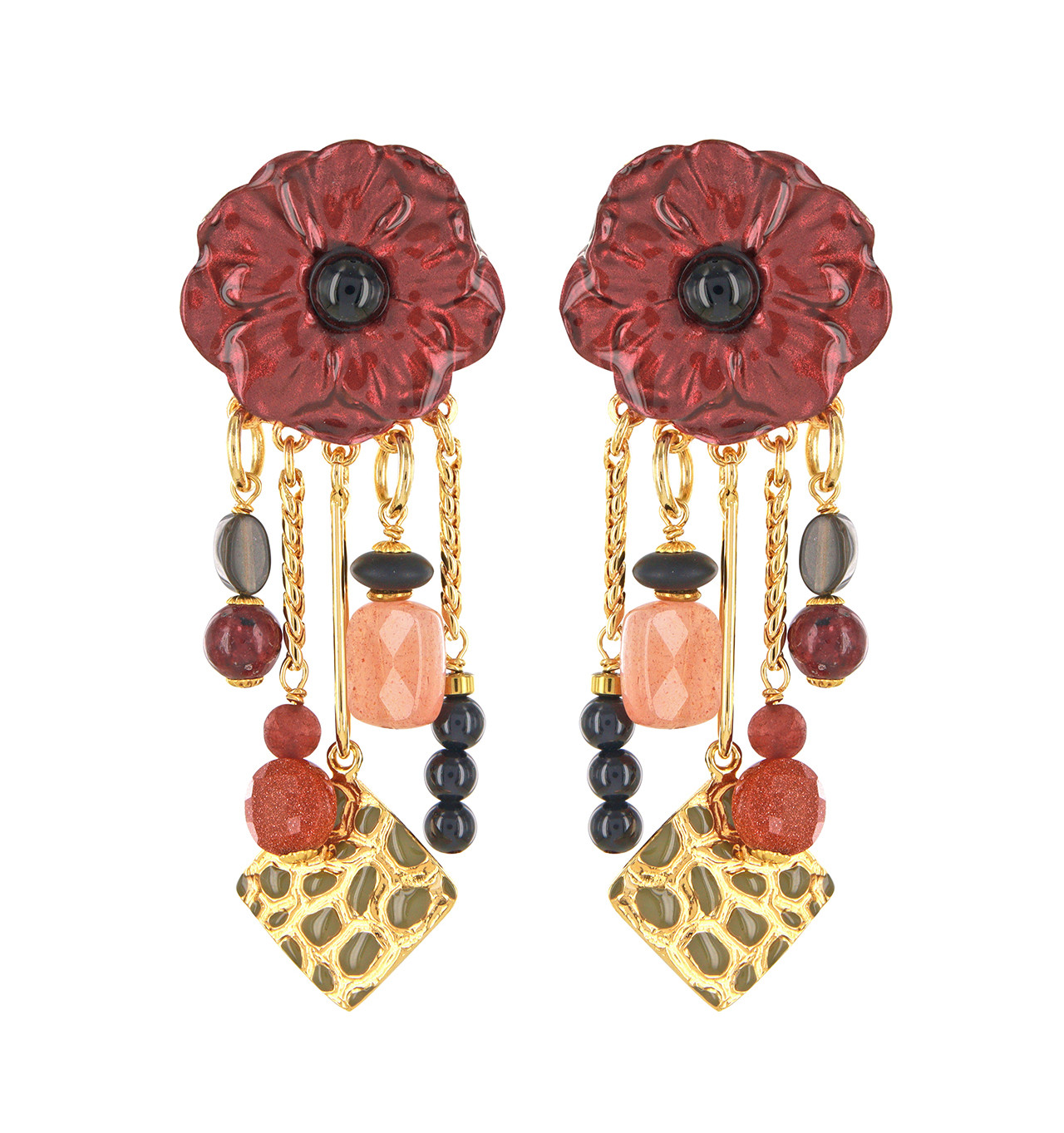 Bijoux Totem TARATATA TARATATA bijoux Boucles Clips Carmen.