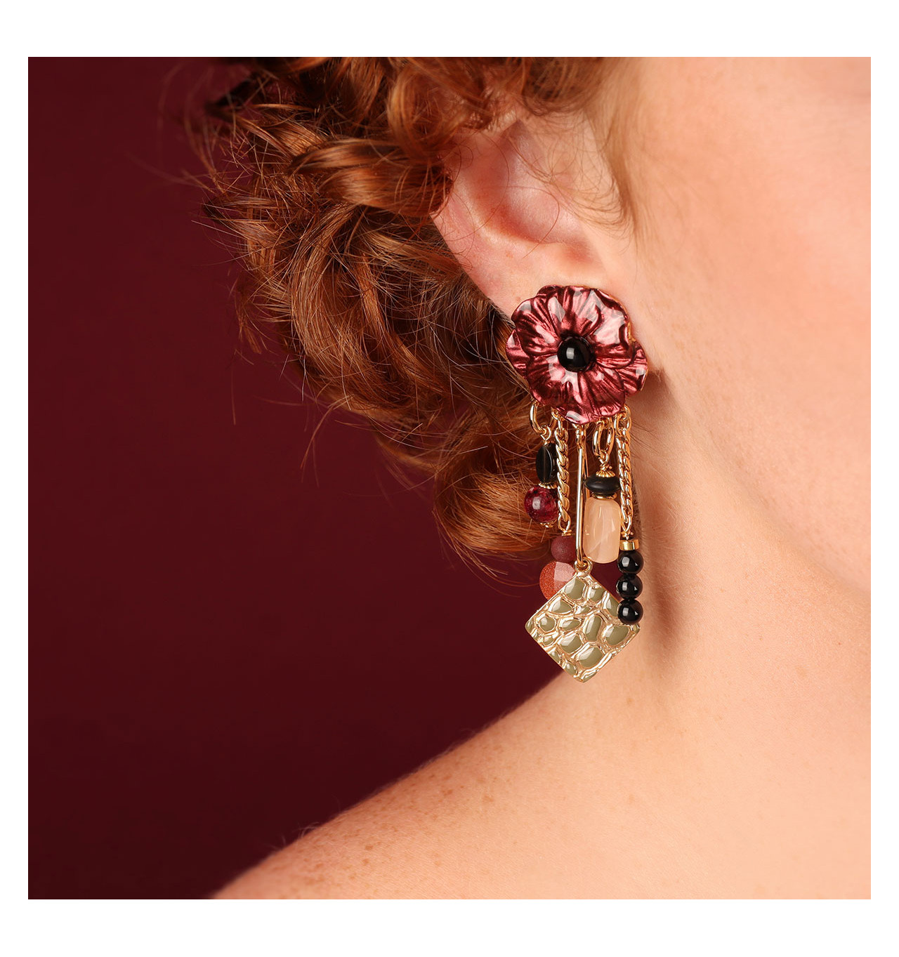 Bijoux Totem TARATATA TARATATA bijoux Boucles Clips Carmen.