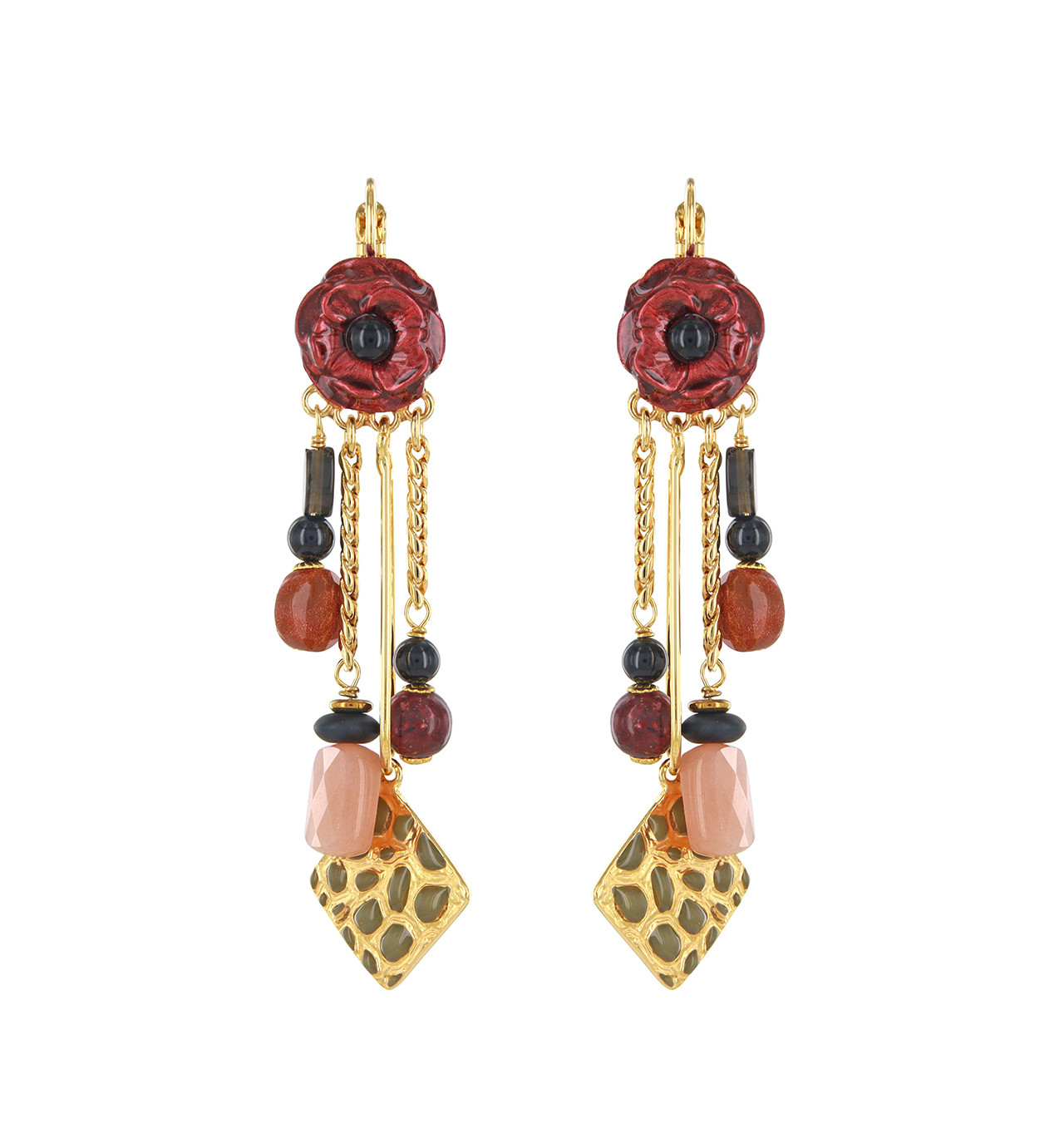 Bijoux Totem TARATATA TARATATA bijoux Boucles Dormeuses Carmen.