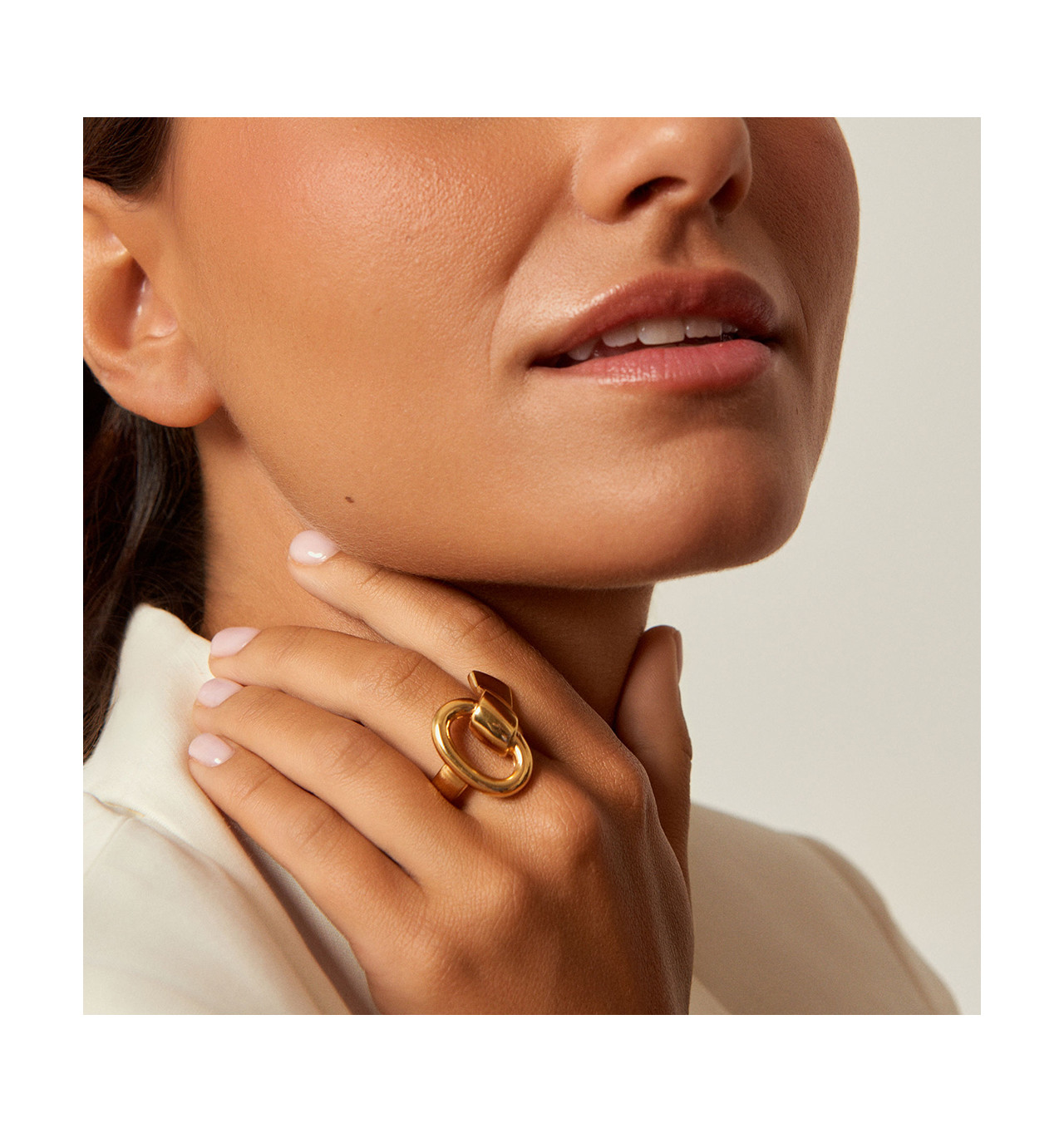Bague Lazada-Jazmin dorée, Marque CXC | Bijoux Totem