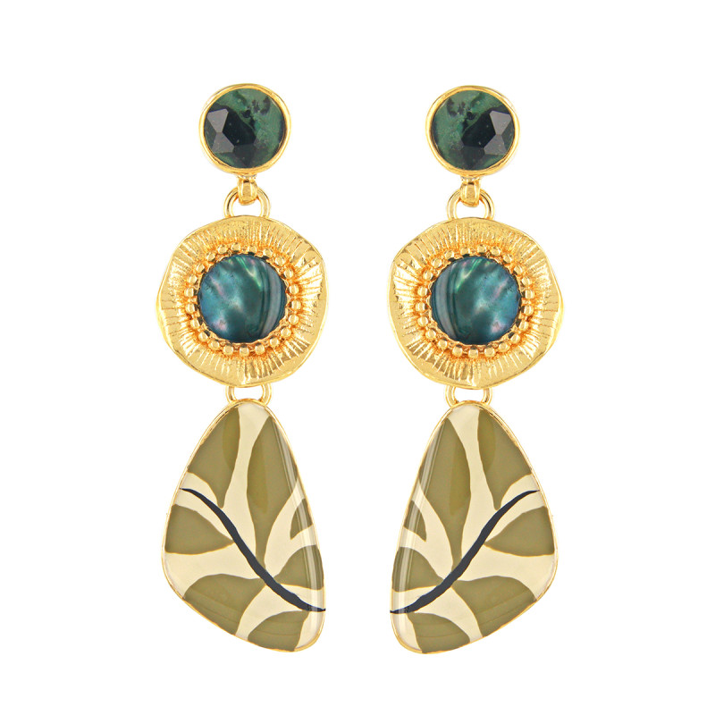 Boucles d'oreilles Zen, Taratata bijoux | Bijoux Totem