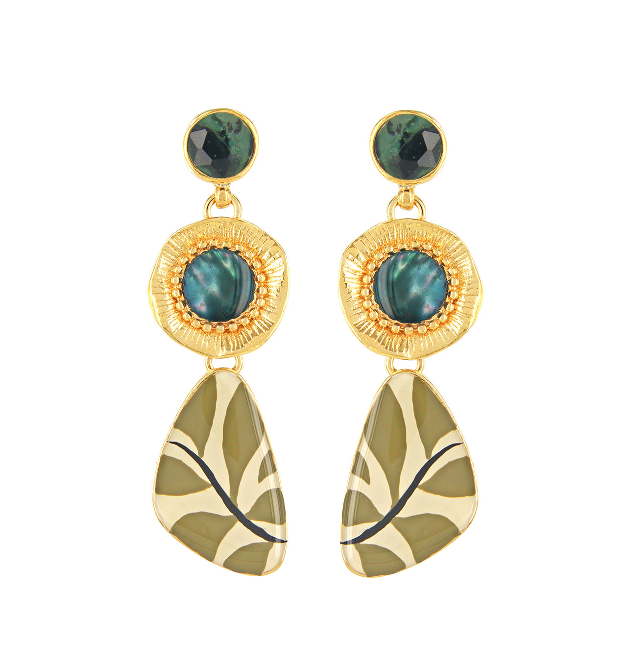 Boucles d'oreilles Zen, Taratata bijoux | Bijoux Totem