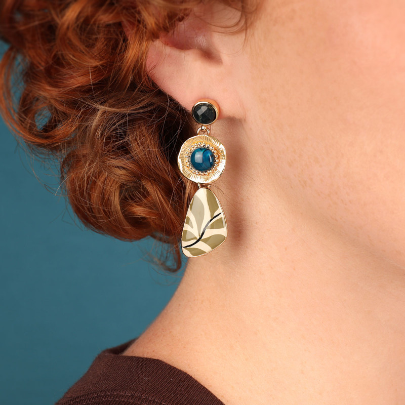 Boucles d'oreilles Zen, Taratata bijoux | Bijoux Totem