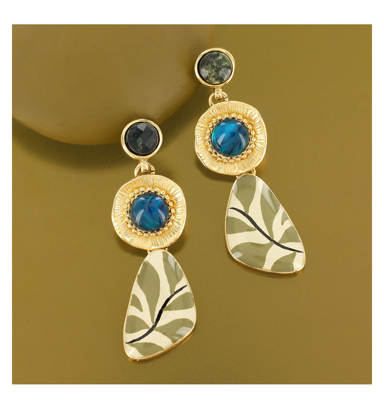 Boucles d'oreilles Zen, Taratata bijoux | Bijoux Totem