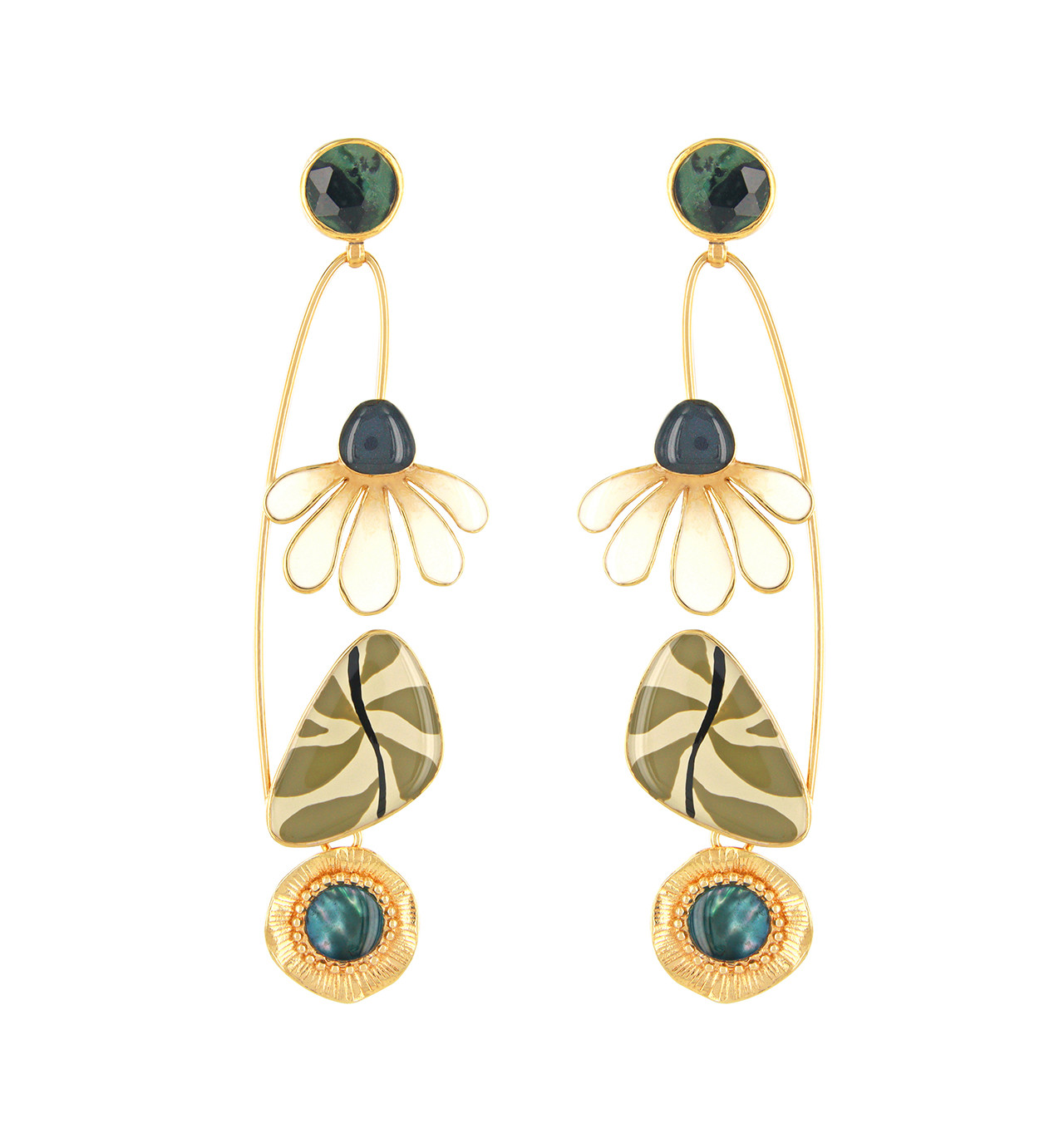 Bijoux Totem TARATATA TARATATA bijoux Boucles d'oreilles Puces Zen.