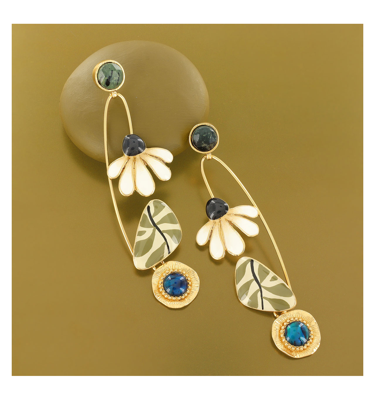 Bijoux Totem TARATATA TARATATA bijoux Boucles d'oreilles Puces Zen.