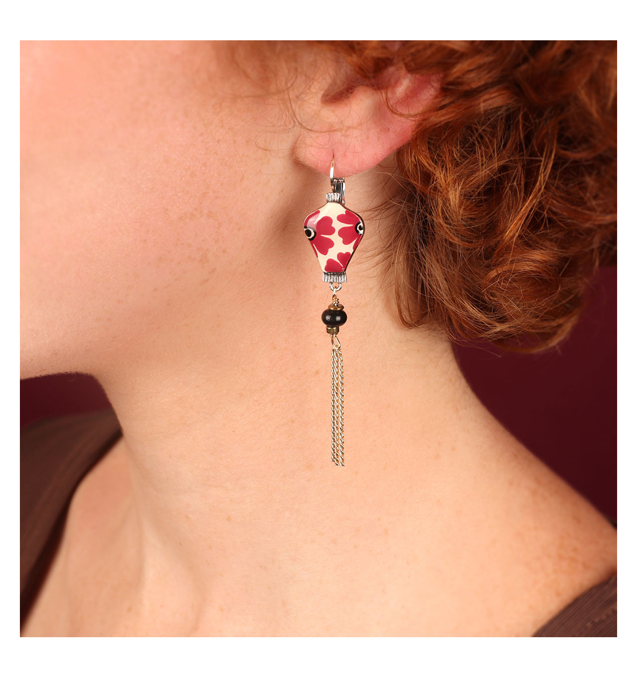 Bijoux Totem TARATATA TARATATA bijoux Boucles Dormeuses Étincelle.
