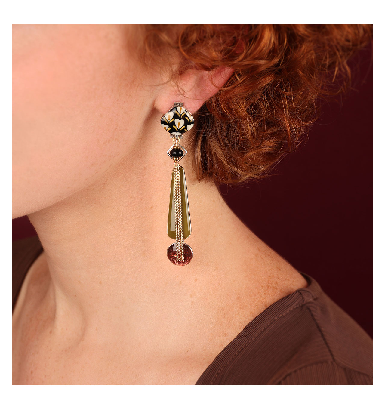 Bijoux Totem TARATATA TARATATA bijoux Boucles d'oreilles Puces Étincelle.