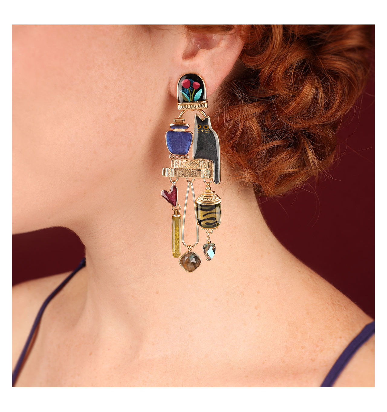 Bijoux Totem TARATATA TARATATA bijoux Boucles Clips Magic.
