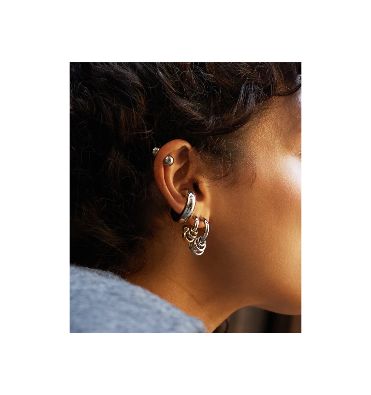 Bijoux Totem ZAG ZAG Bijoux Boucles d’oreilles Créoles Portia.