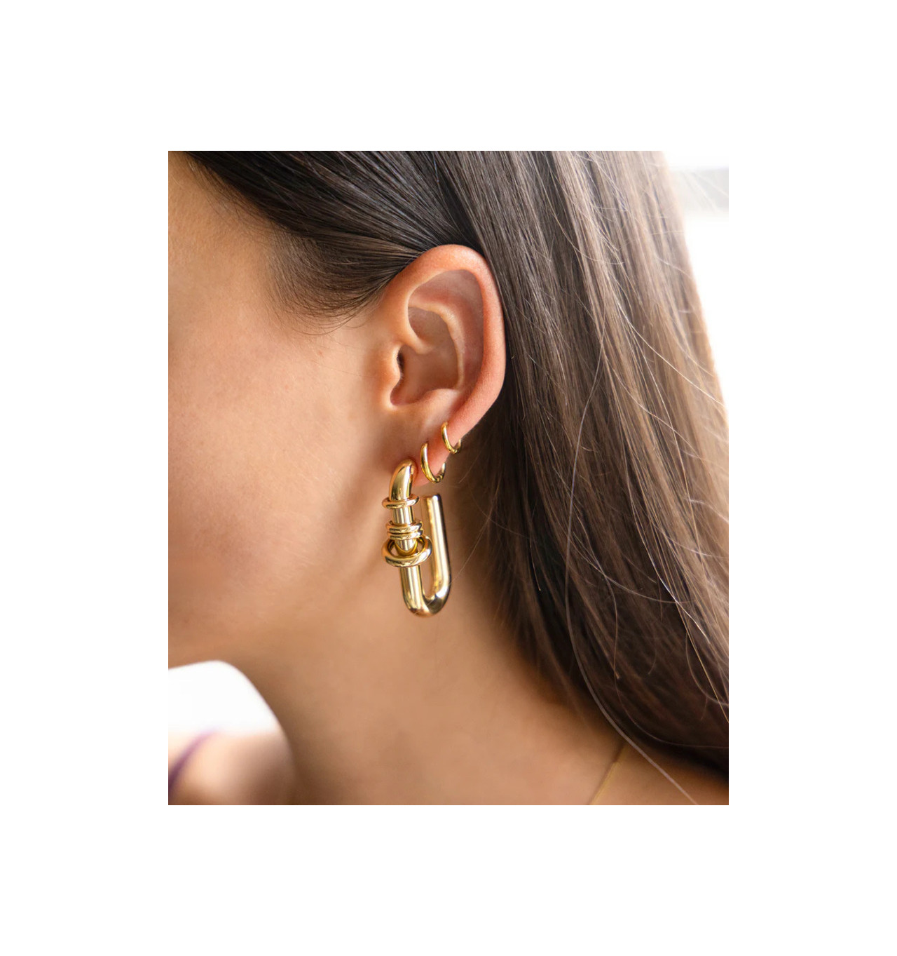 Bijoux Totem ZAG ZAG Bijoux Boucles d’oreilles Créoles Edwina.