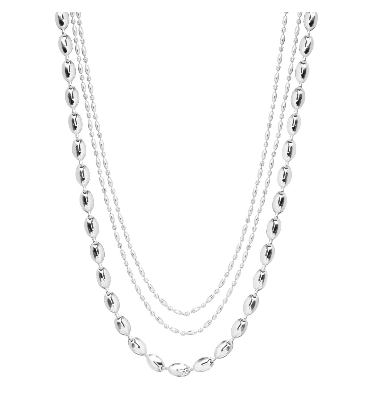 Bijoux Totem N°3 N°3 Collier 3 rangs.