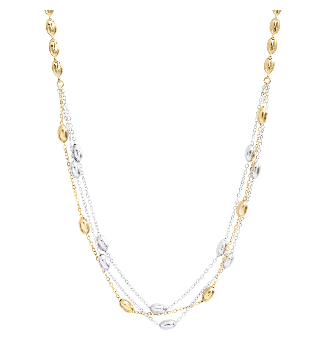 Bijoux Totem N°3 N°3 Collier triple rangs.