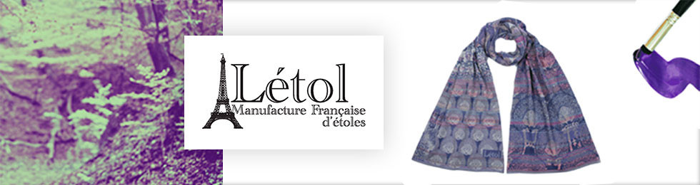 Foulards, Etoles 100% coton bio, Marque LETOL | Bijoux Totem.